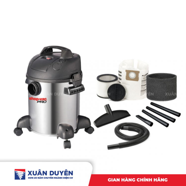 Máy hút bụi khô/ ướt thổi SHOP-VAC PRO (20L/ 30L)