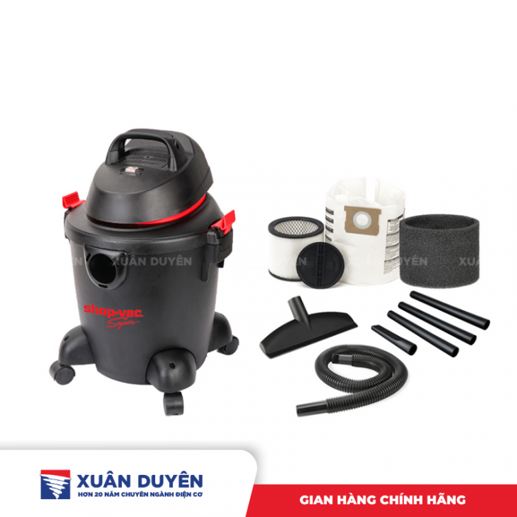 Máy hút bụi khô/ ướt thổi SHOP-VAC SUPER (20L/25L)