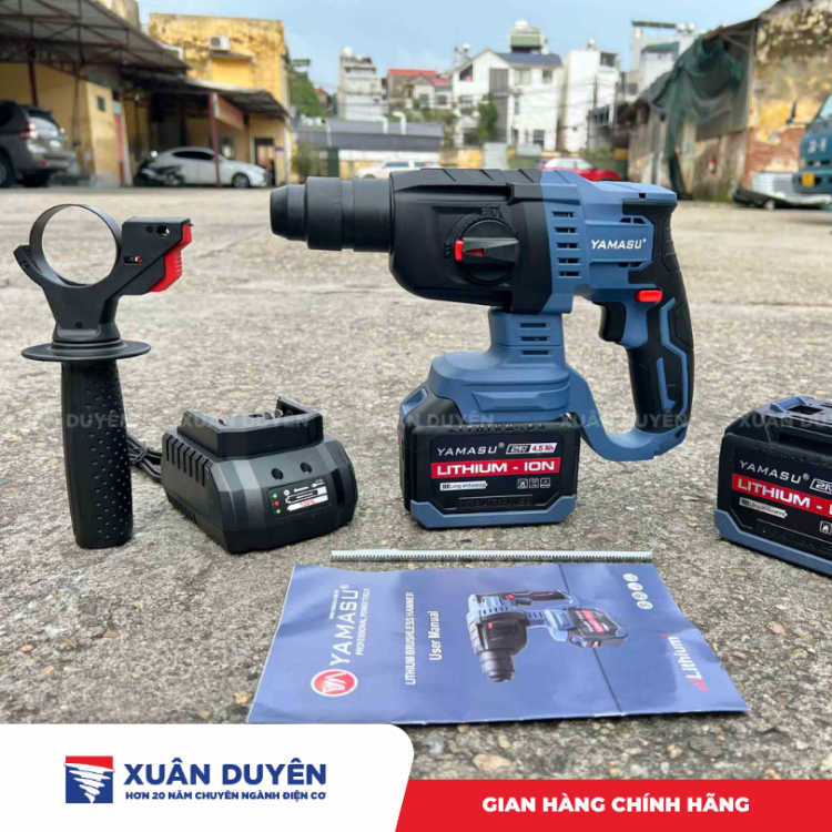 Máy khoan bê tông dùng pin 21V Yamasu YMS-MBT242CN