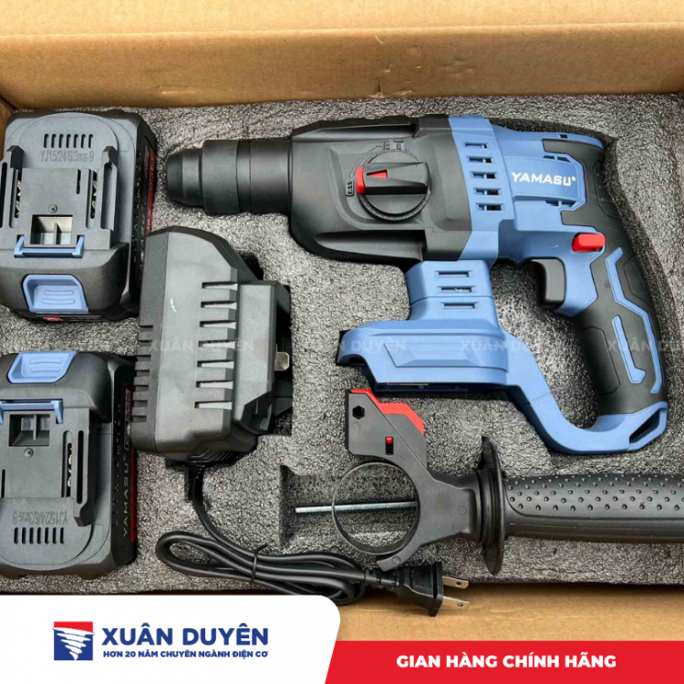 Máy khoan bê tông dùng pin 21V Yamasu YMS-MBT242CN