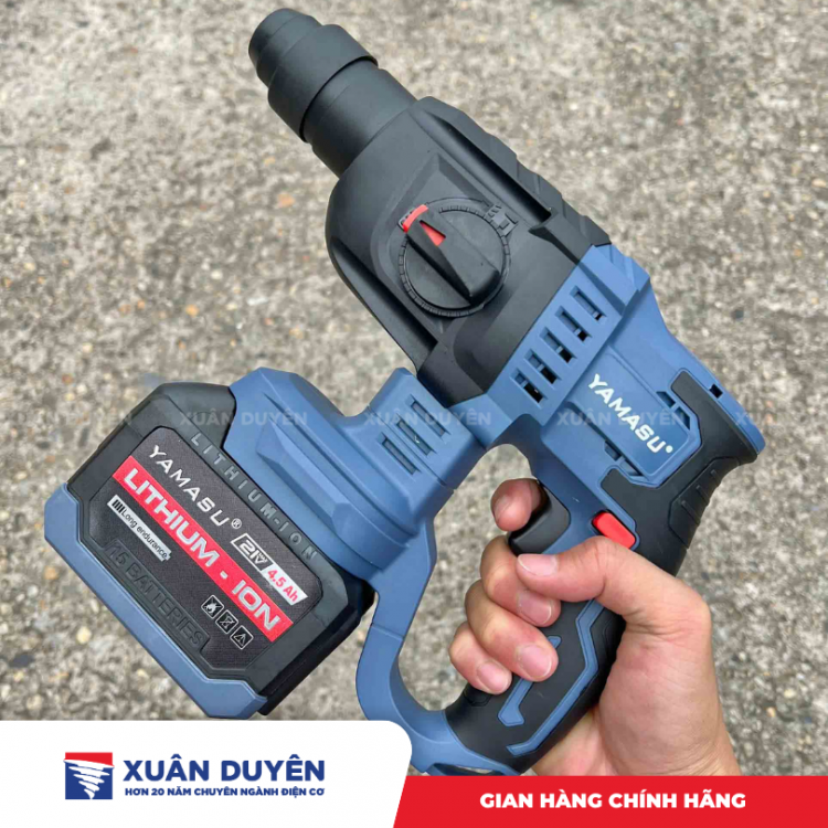 Máy khoan bê tông dùng pin 21V Yamasu YMS-MBT242CN