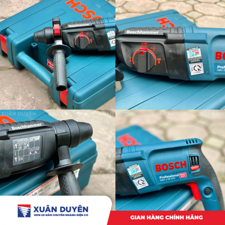Máy khoan búa Bosch GBH 2-26 DRE (800W)