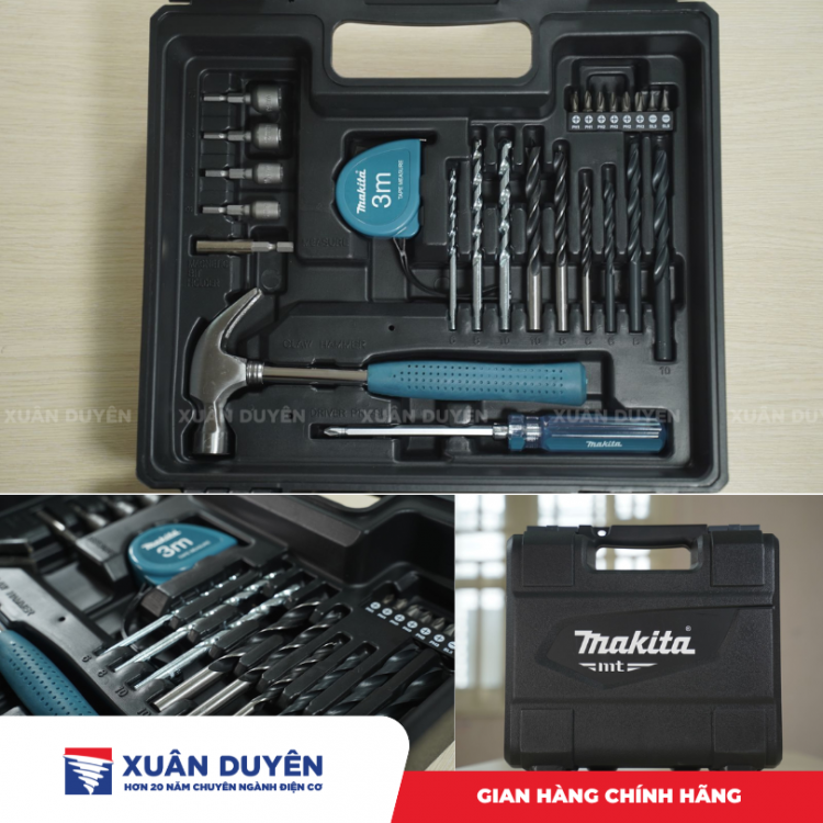 Máy khoan búa 26 phụ kiện Makita M8100KX2B (16MM, 710W)