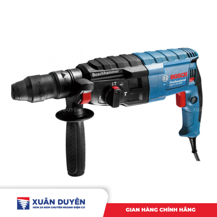 Máy khoan búa Bosch GBH 2-24 DFR (24MM, 790W) (gỡ được đầu gài)