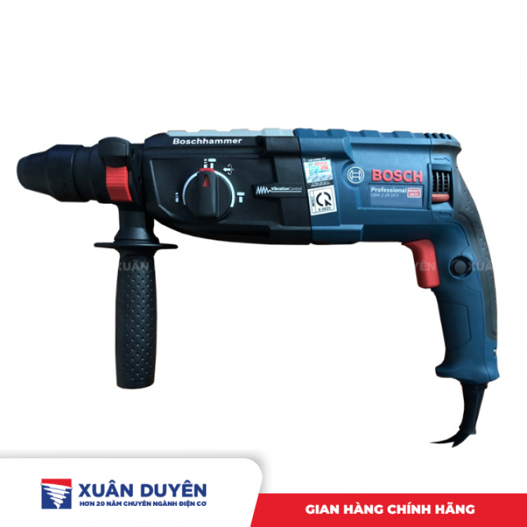 Máy khoan búa Bosch GBH 2-28 DFV (28MM, 820W) (gỡ được đầu gài)