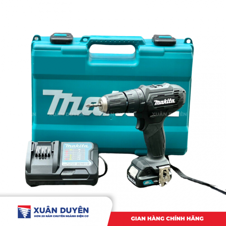 Máy khoan búa và vặn vít dùng pin 12V Makita HP333DWYB
