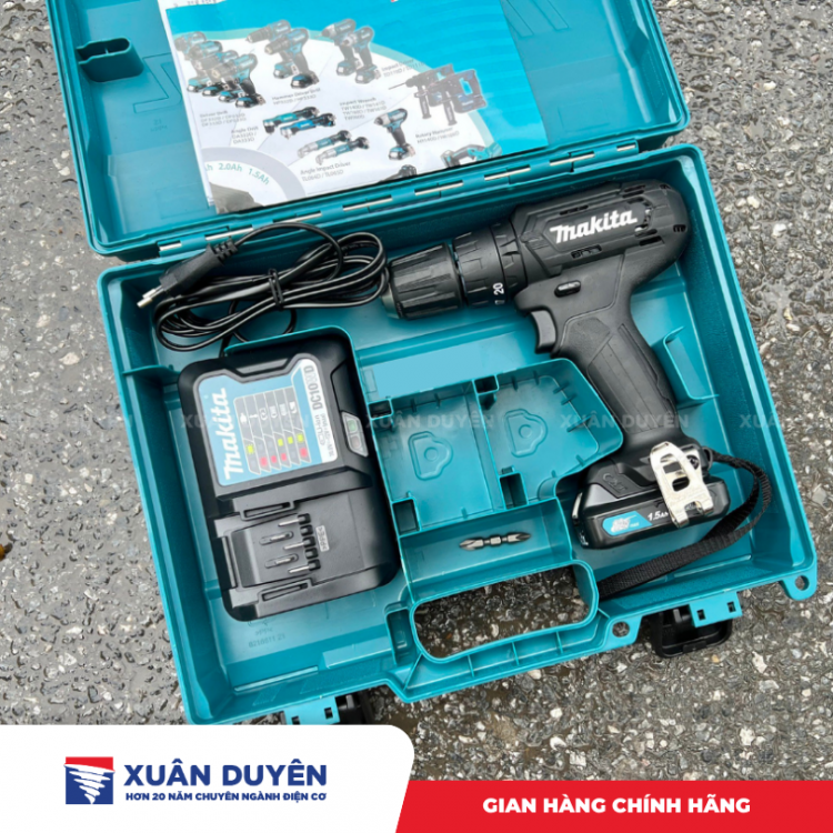 Máy khoan búa và vặn vít dùng pin 12V Makita HP333DWYB