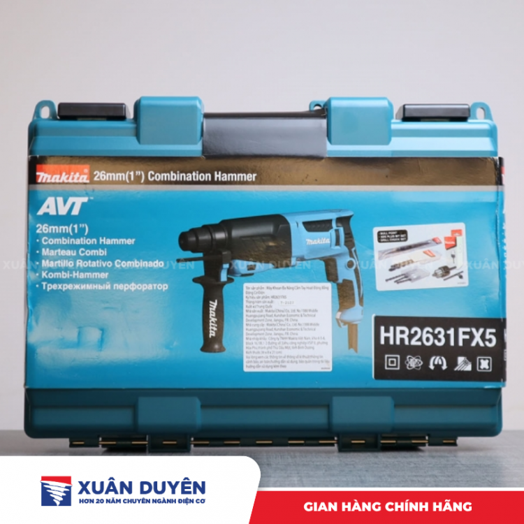 Máy khoan đa năng Makita HR2631FX5 (26MM, 800W)
