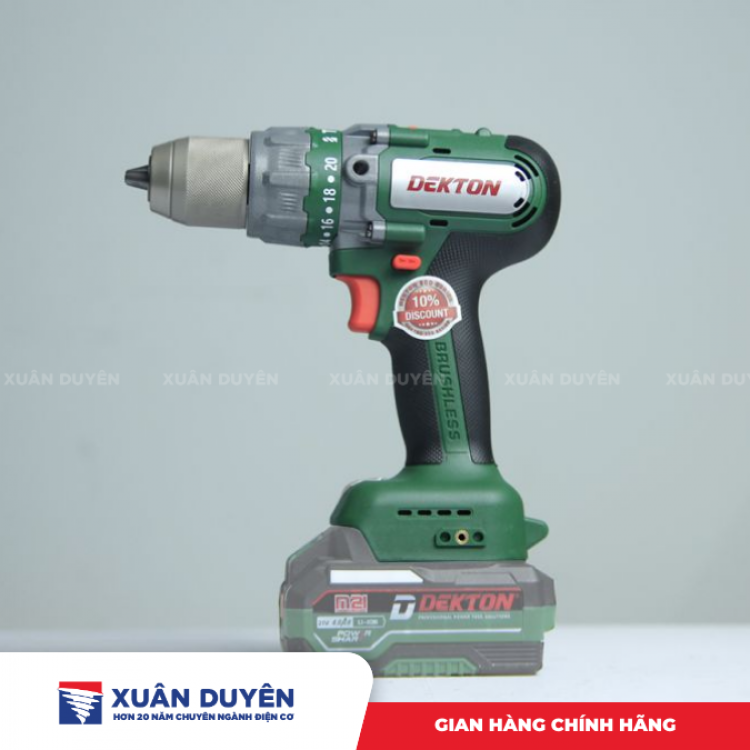 Máy khoan động lực dùng pin 21V Dekton M21-ID1395ATC (Chưa kèm pin sạc)