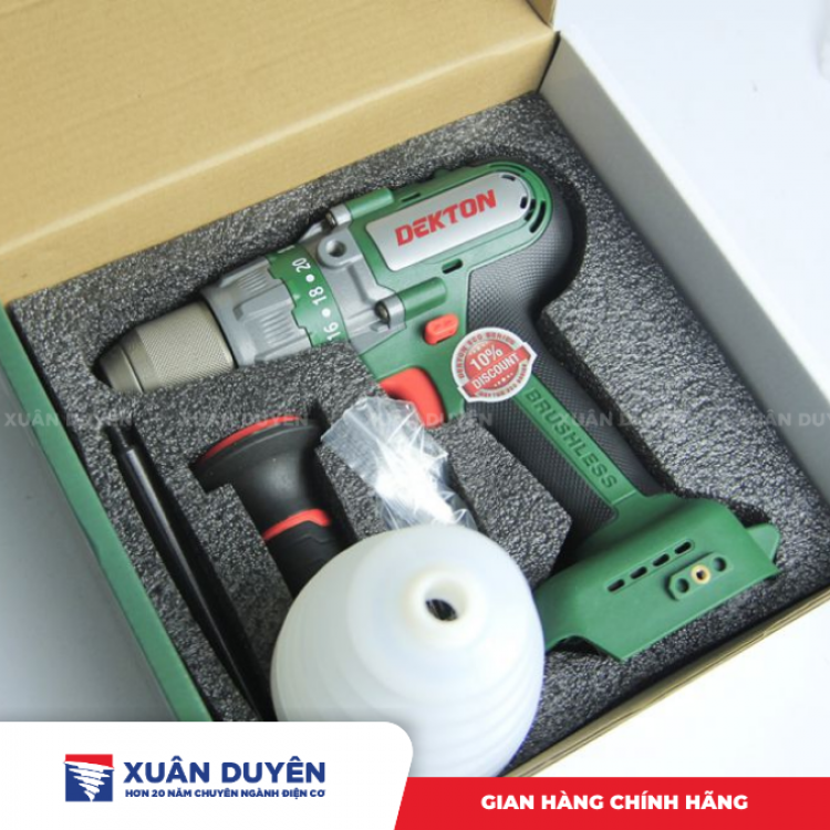 Máy khoan động lực dùng pin 21V Dekton M21-ID1395ATC (Chưa kèm pin sạc)