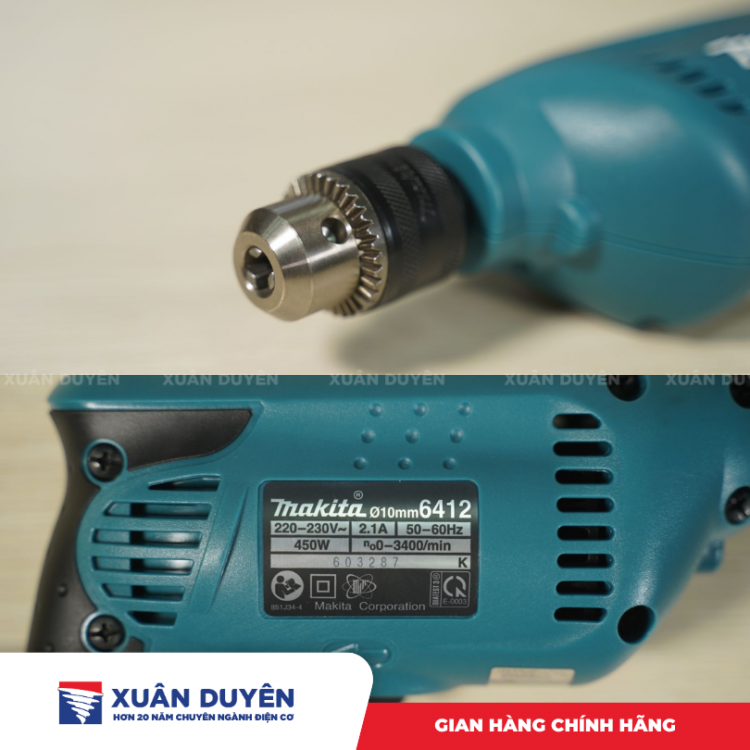 Máy khoan Makita 6412 (10MM, 450W)