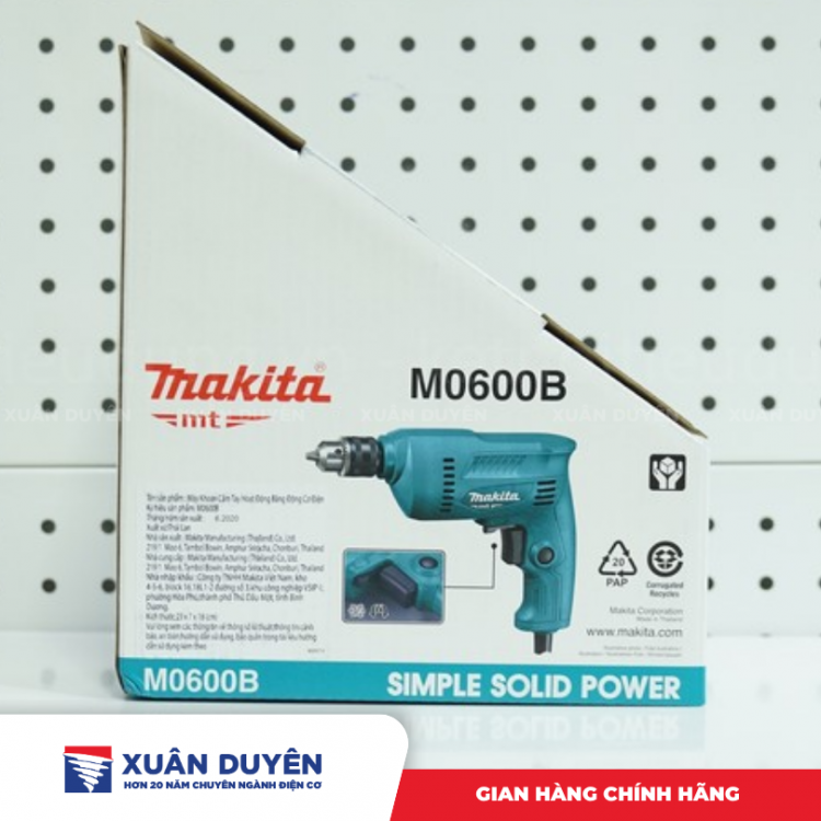 Máy khoan Makita M0600B (10MM, 350W)