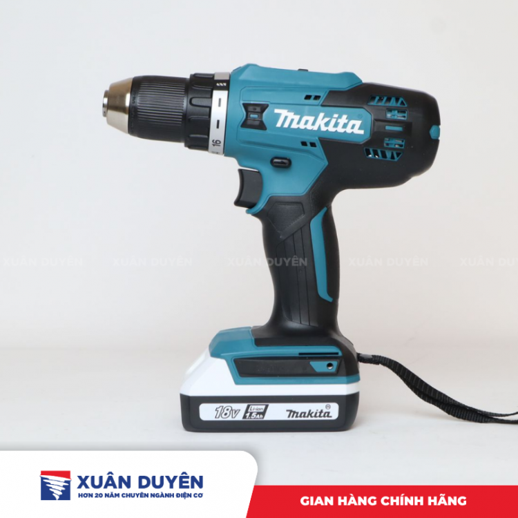 Máy khoan vặn vít dùng pin 18V Makita DF488DZ (Chưa kèm pin sạc)