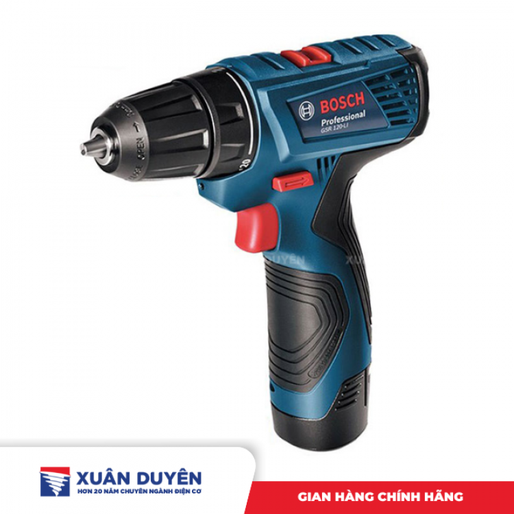 Máy khoan vặn vít dùng pin 12V Bosch GSR 120-LI GEN II