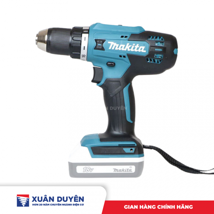 Máy khoan vặn vít dùng pin 18V Makita DF488DZ (Chưa kèm pin sạc)