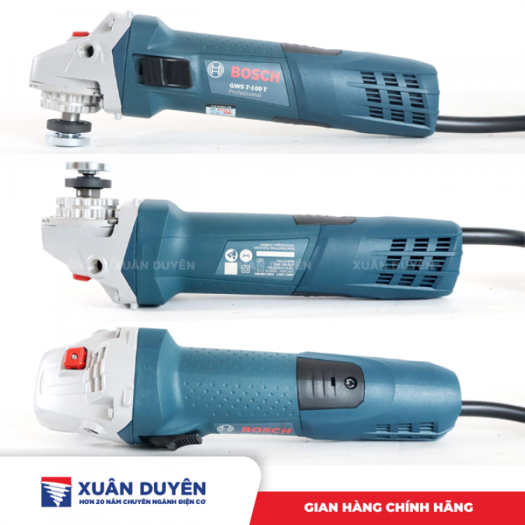 Máy mài góc Bosch GWS 7-100T (100MM, 720W) (đầu nhôm)