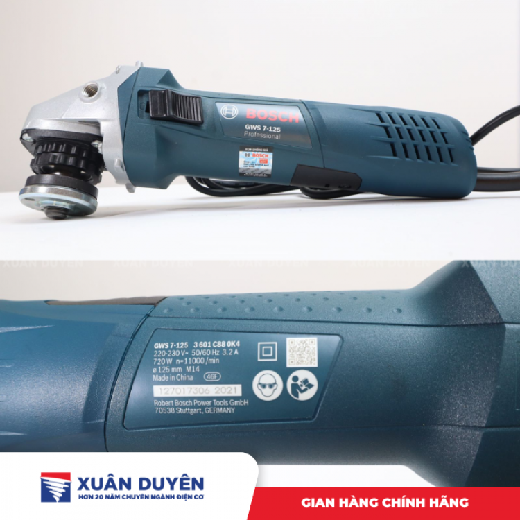 Máy mài góc Bosch GWS 7-125 (125MM, 720W)