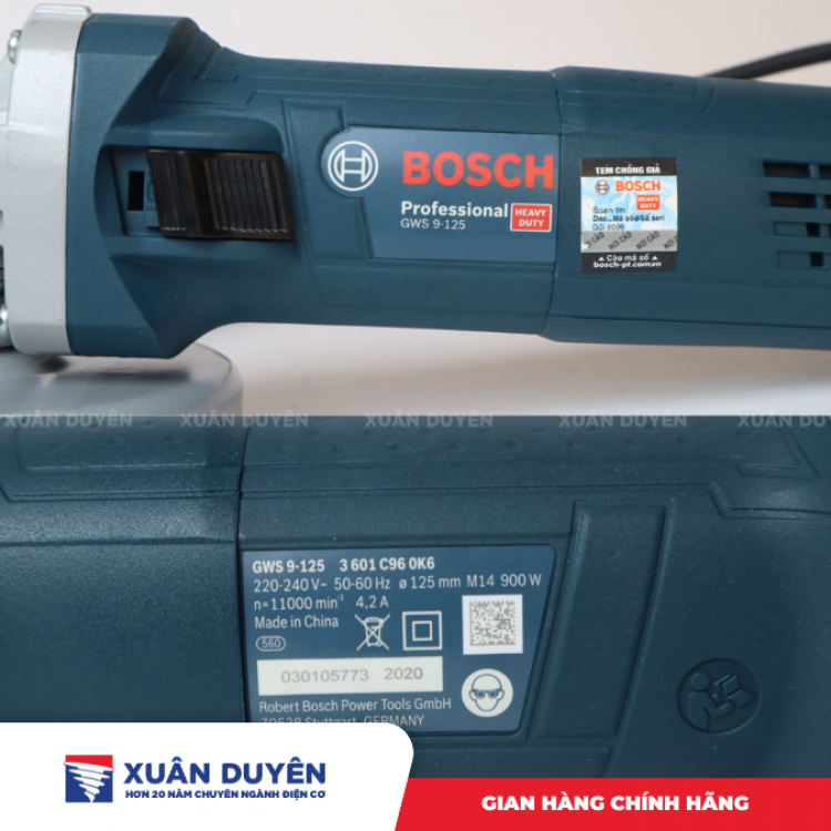 Máy mài góc Bosch GWS 9-125 (125MM, 900W)