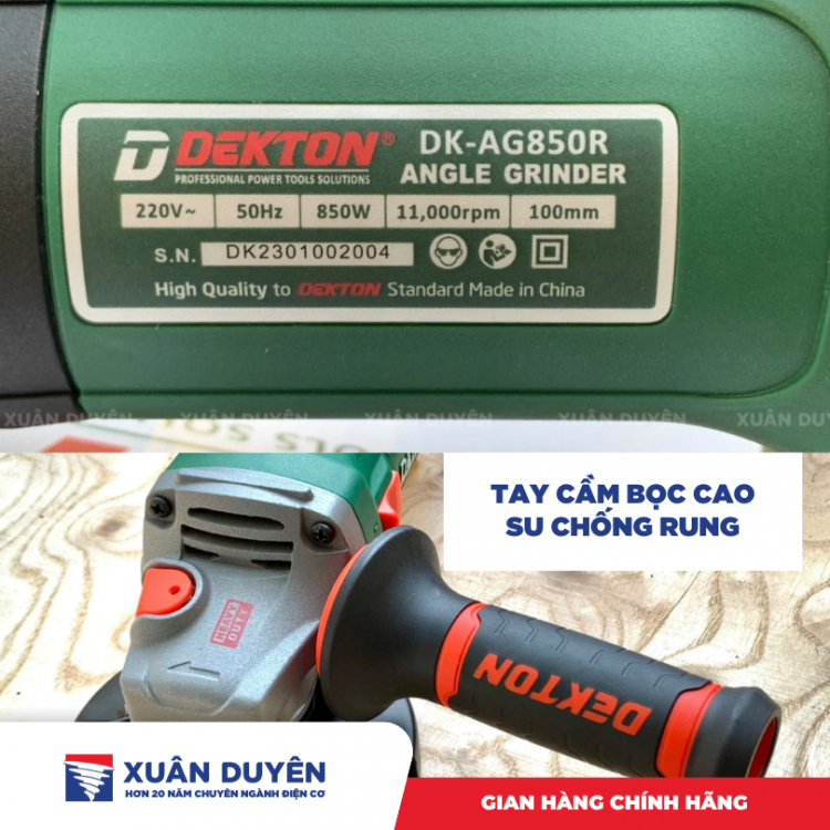 Máy mài góc Dekton DK-AG850R (1000W)