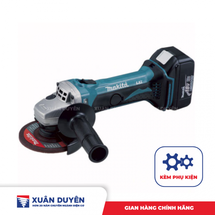 Máy mài góc dùng pin 18V Makita DGA404RME