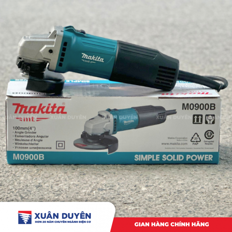 Máy mài góc Makita M0900B (100MM, 540W, Công tắc trượt)