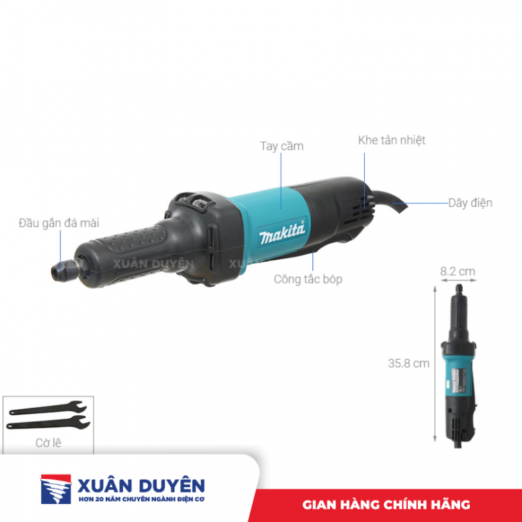 Máy mài khuôn Makita GD0600 (6MM, 400W)