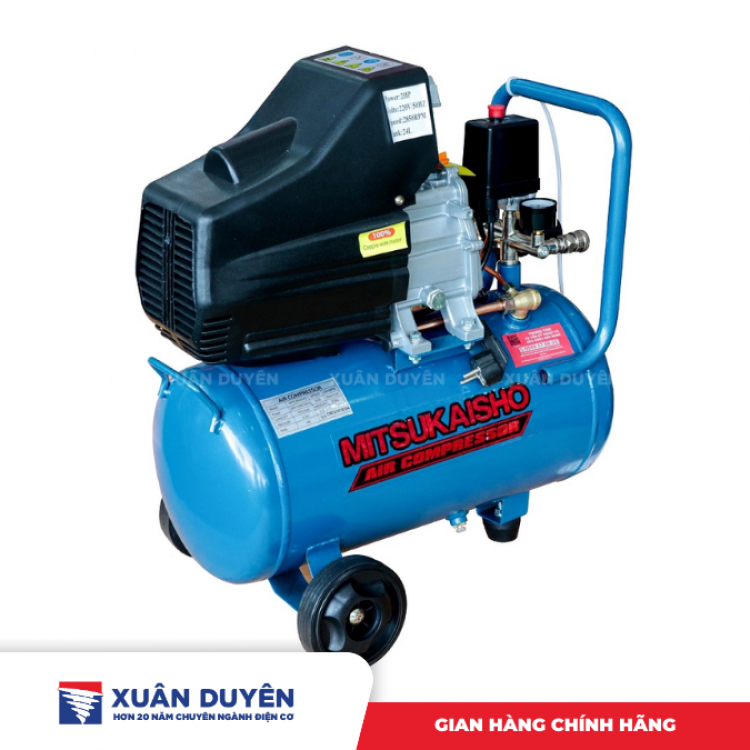 Máy nén khí có dầu 24L Mitsukaiso 2HP