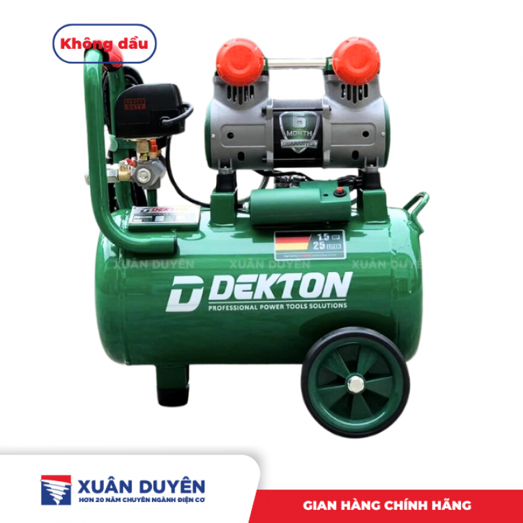 Máy nén khí không dầu Dekton 25L DK-AC2925