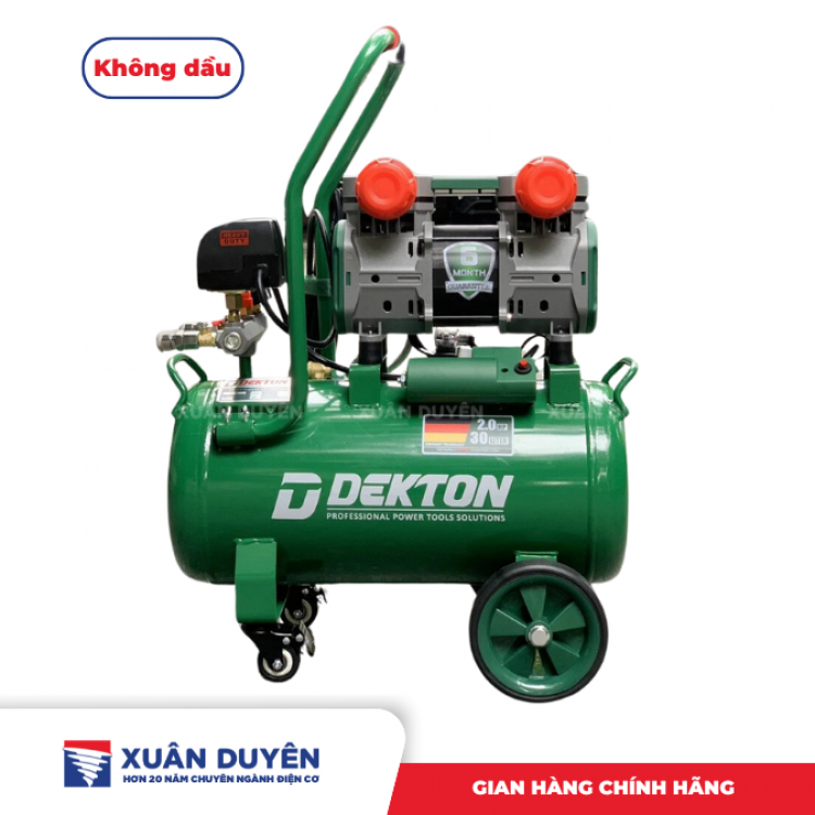 Máy nén khí không dầu Dekton 30L DK-AC3930 