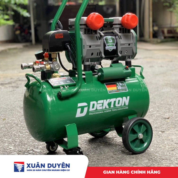 Máy nén khí không dầu Dekton 30L DK-AC3930 