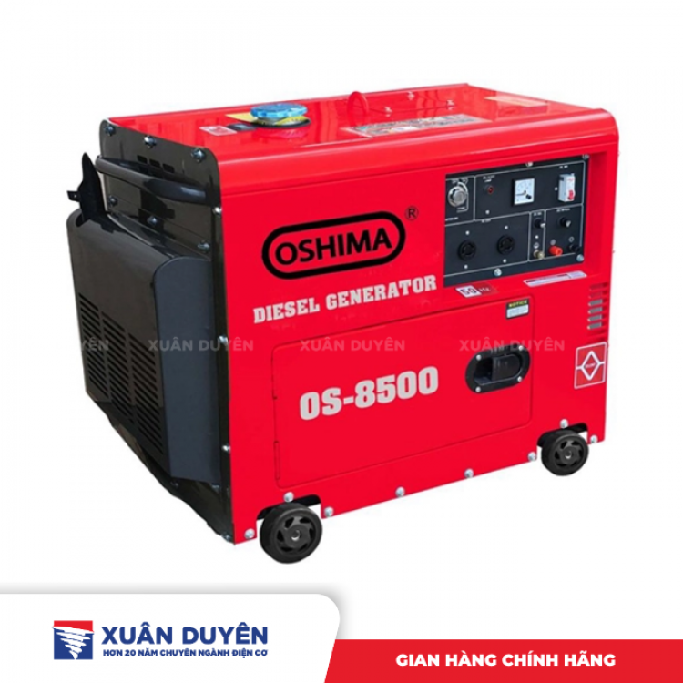 Máy phát điện chạy dầu 7KW Oshima OS-8500 có đề