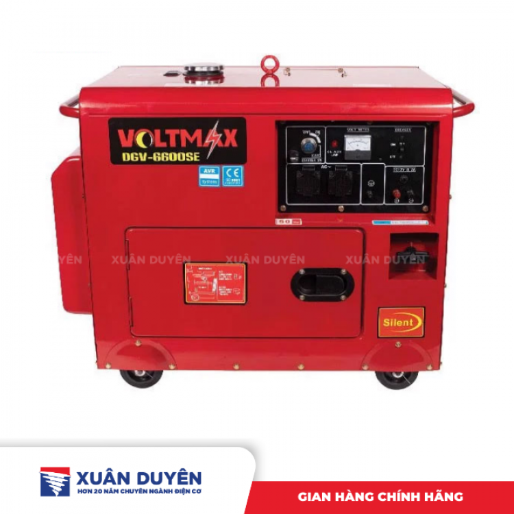Máy phát điện chạy dầu cách âm Voltmax DGV-6600SE 5KW