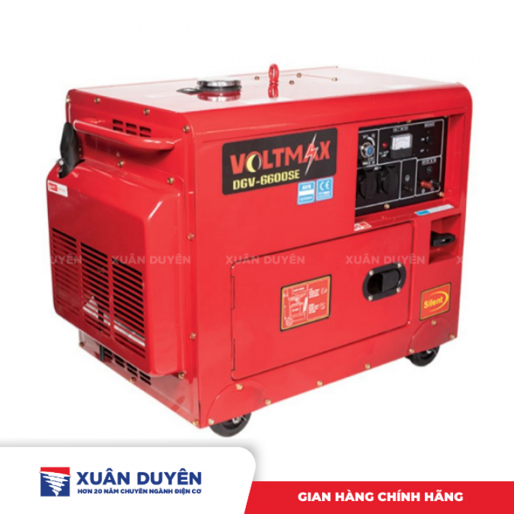 Máy phát điện chạy dầu cách âm Voltmax DGV-6600SE 5KW