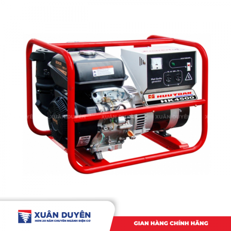 Máy phát điện chạy xăng 3KW Honda Hữu Toàn HK4500