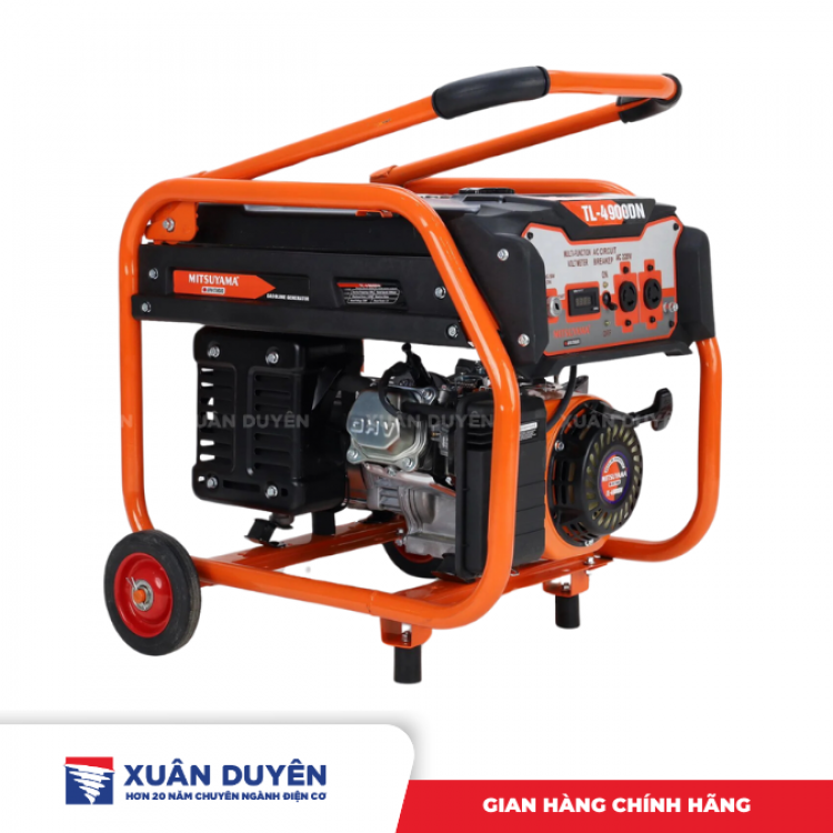 Máy phát điện chạy xăng 3KW Mitsuyama TL-4900DN có đề