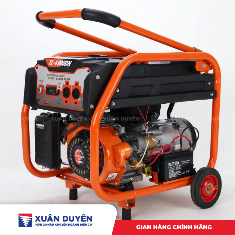 Máy phát điện chạy xăng 3KW Mitsuyama TL-4900DN có đề