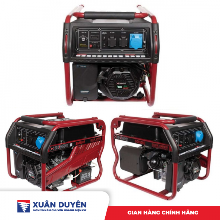 Máy phát điện chạy xăng 7KW Shineray SG8500E có đề