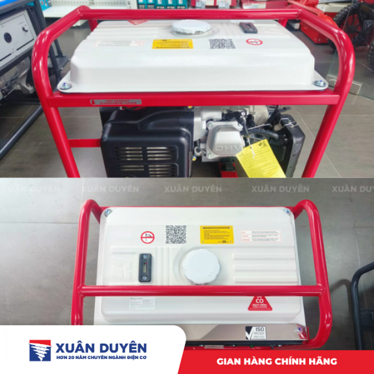 Máy phát điện công suất 2.3KVA Honda Hữu Toàn SH3100