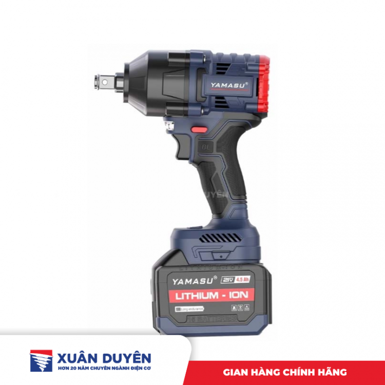 Máy siết mở bu lông dùng pin 21V Yamasu YMS-M800BL