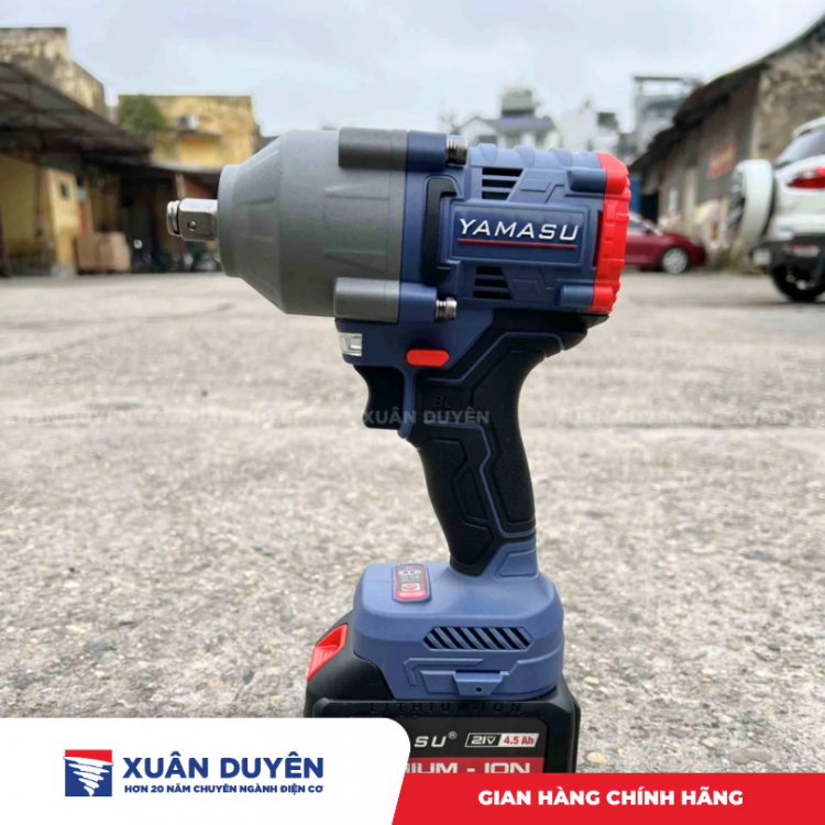 Máy siết mở bu lông dùng pin 21V Yamasu YMS-M800BL