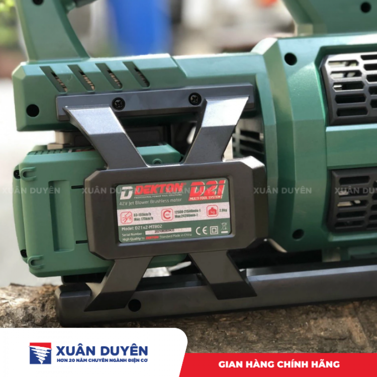 Máy thổi bụi dùng pin 42V Dekton D21x2-MTB02