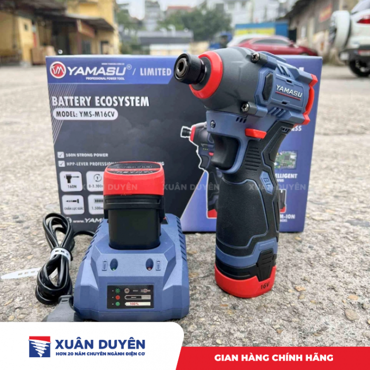 Máy vặn vít dùng pin 16V Yamasu  YMS-M16CV
