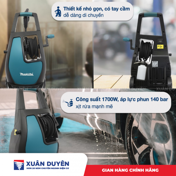 Máy xịt áp lực cao Makita HW111 (1700W)