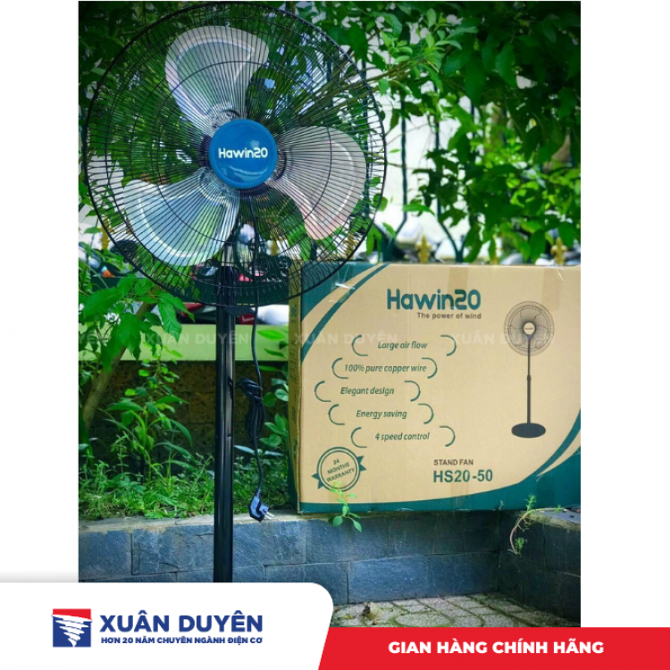 Quạt đứng công nghiệp Hawin20 HS20-45 (130W)