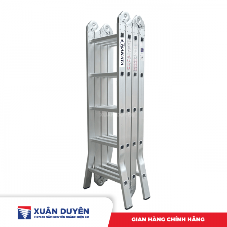 Thang nhôm xếp 5 bậc Nakata VN405 (5m8)