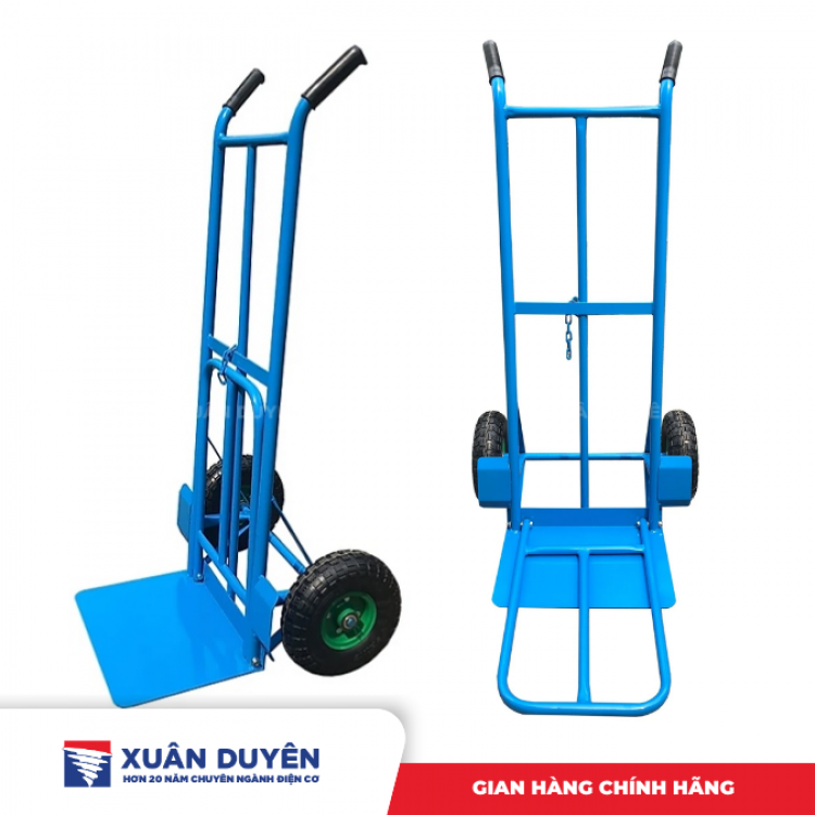 Xe đẩy hàng 2 bánh Trần Đà XD057 (sườn mạ kẽm)