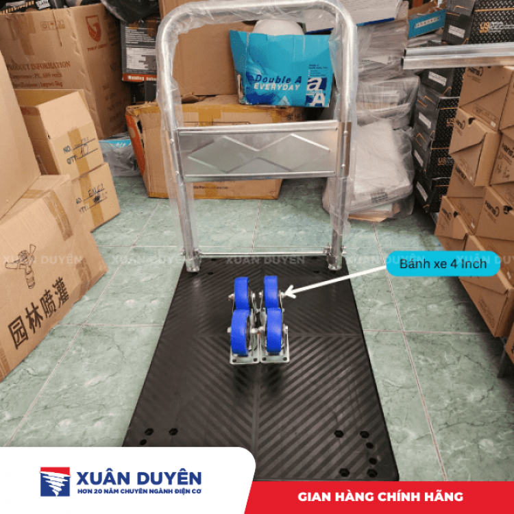 Xe đẩy hàng 4 bánh sàn nhựa Feida FD-150 (150Kg)