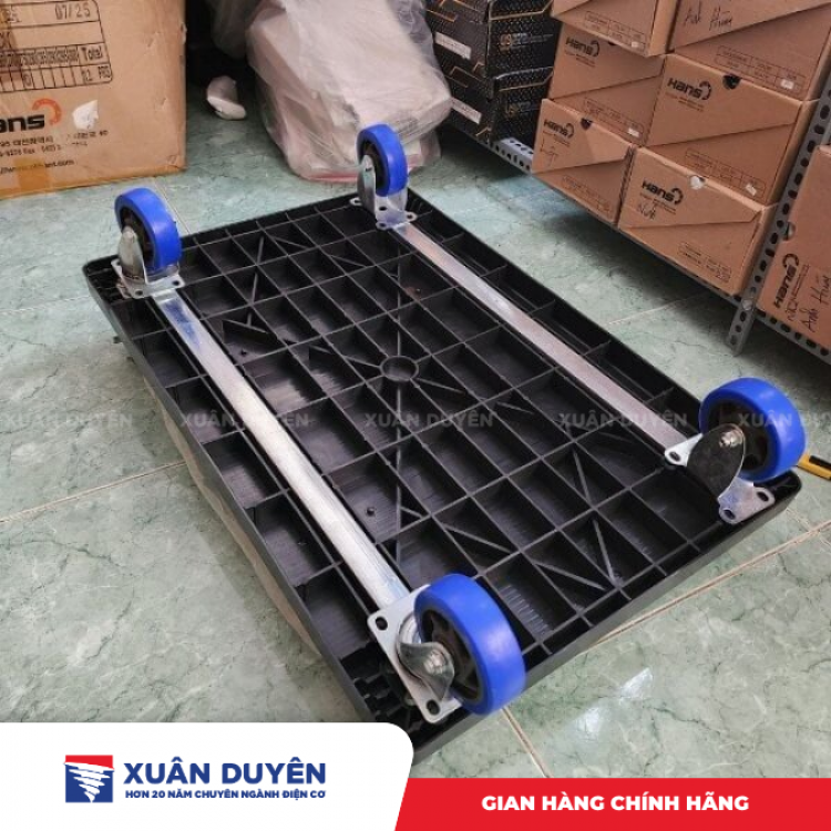 Xe đẩy hàng 4 bánh sàn nhựa Feida FD-150 (150Kg)